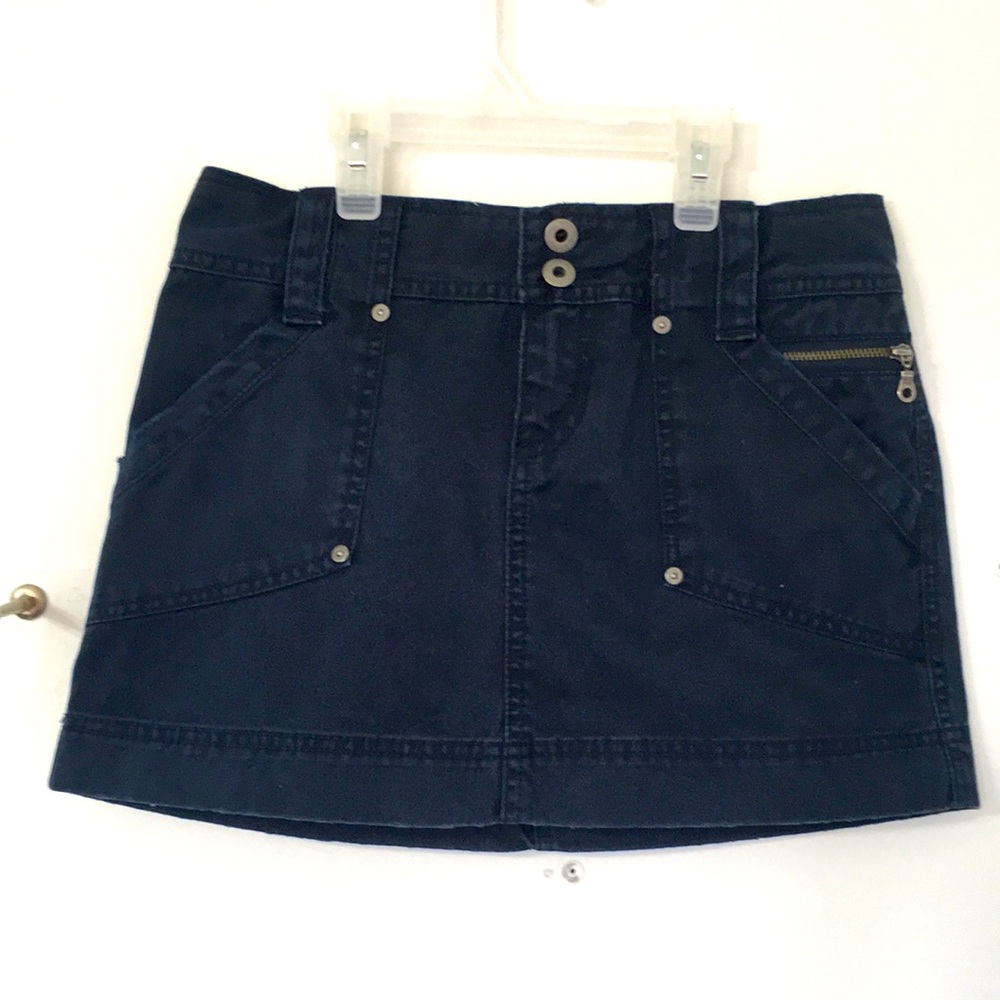 Last Chance!!! BOGO Old Navy Blue Cotton Mini skirt size 0.